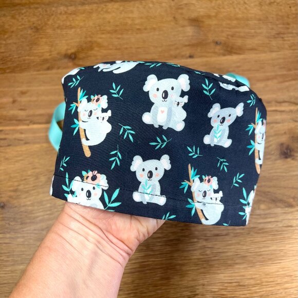 3 Euro style scrub caps bundle scrub hats surgical caps European scrub hats - Picture 11 of 11